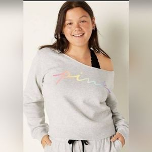 Pink VS sweatshirt size M